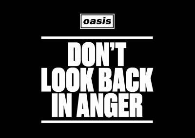 Oasis: Don’t look back in anger